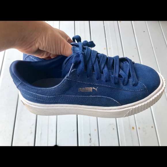 PUMA suede platform sneakers - Picture 3 of 4